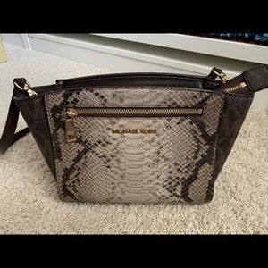 Michael Kors snakeskin crossbody